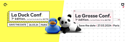 Bandeau newsletter La Duck Conf & La grosse Conf 2024