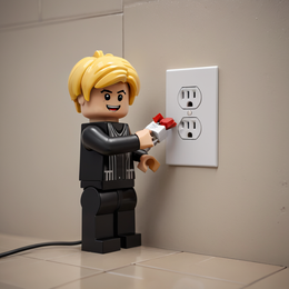 API : Lego using an electrical outlet