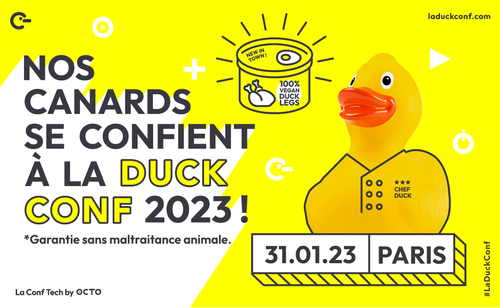 nos canards se confient à la duck conf 2023. 31/01/2023
