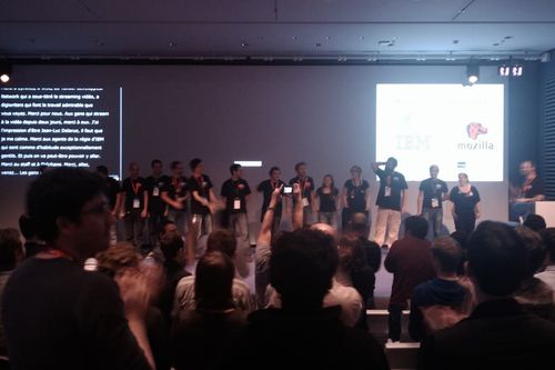 Standing ovation pour le staff de Paris Web